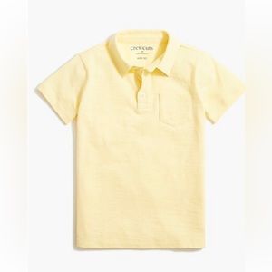 Kids' cotton slub polo shirt